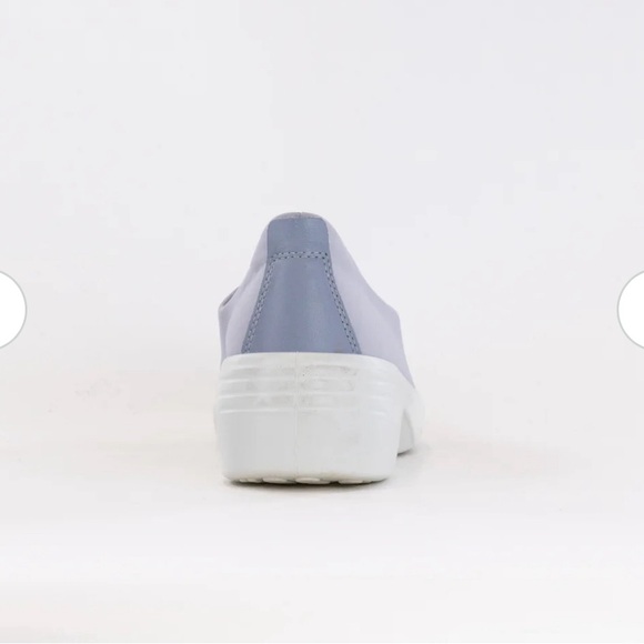 ECCO Soft 7 Wedge Slip-on Sneaker Silver Gray - Picture 3 of 7
